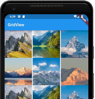 GridView crossAxisSpacing